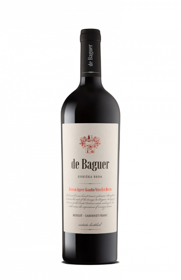 Vino Merlot - Cabernet Franc de Baguer 2017 Klet Brda 0,75 l