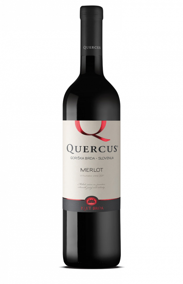 Vino Merlot Quercus Klet Brda 0,75 l