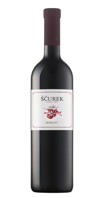 Vino Merlot Ščurek 0,75 l