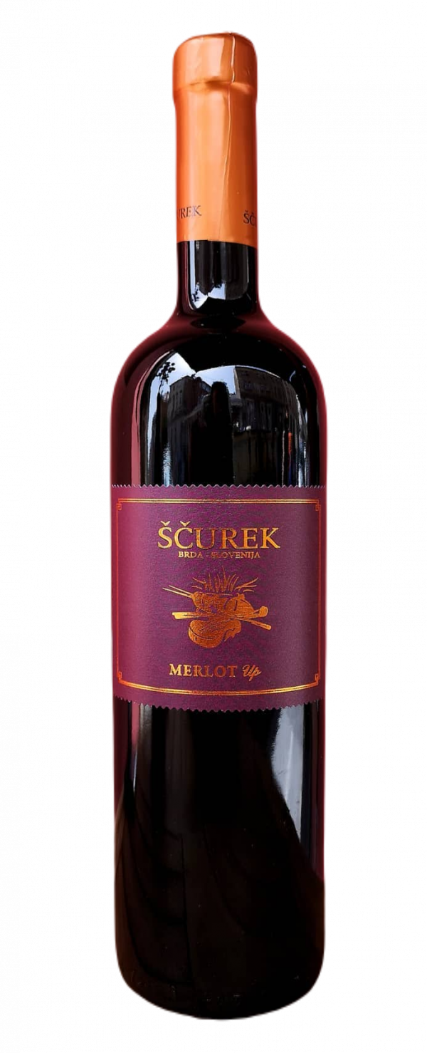 Vino Merlot UP Ščurek 0,75 l