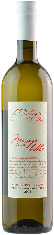 Vino MESSAGE IN A BOTTLE Vermentino BIO Trudie & Sting 0,75 l