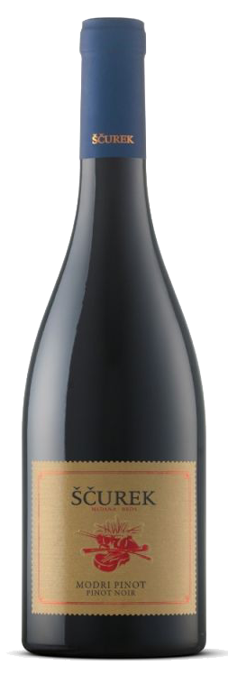 Vino Modri pinot Ščurek 0,75 l