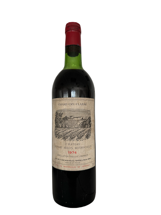 Vino Pauillac Grand Cru Classe 1974 Chateau Duhart Milon Rothschild 0,75 l