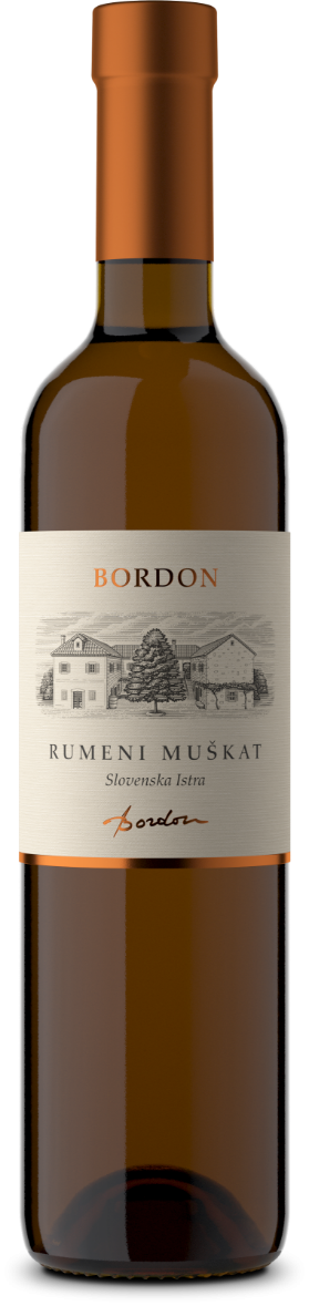 Vino Rumeni muškat polsladko 2019 Bordon 0,75 l