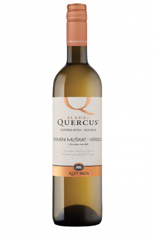 Vino Rumeni muškat -  Verduc Quercus Klet Brda 0,75 l