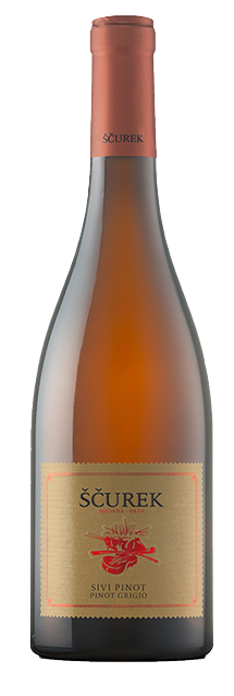 Vino Sivi pinot Orange 2021 Ščurek 0,75 l