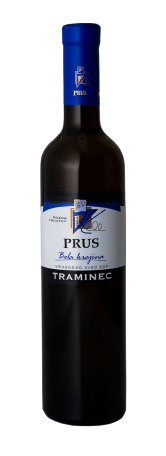 Vino Traminec - pozna trgatev 2018 Prus 0,5 l