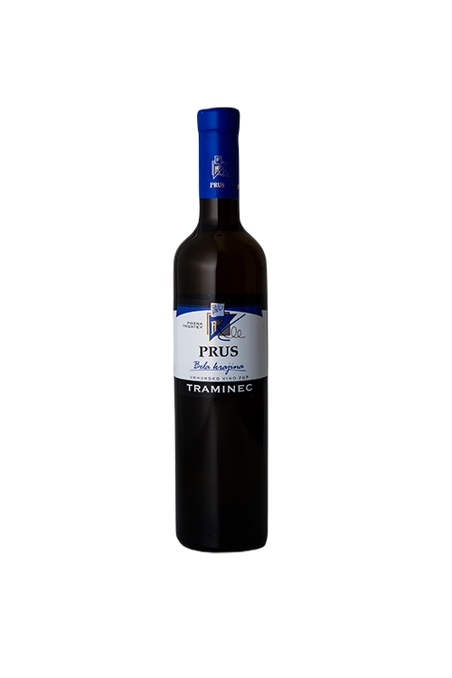 Vino Traminec - pozna trgatev 2021 Prus 0,5 l